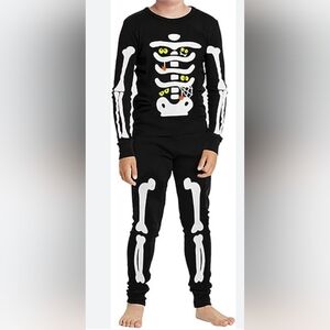 Carters Adult Unisex 2 Piece Skeleton PJ Pajamas Size XL 🍁🍂🎃